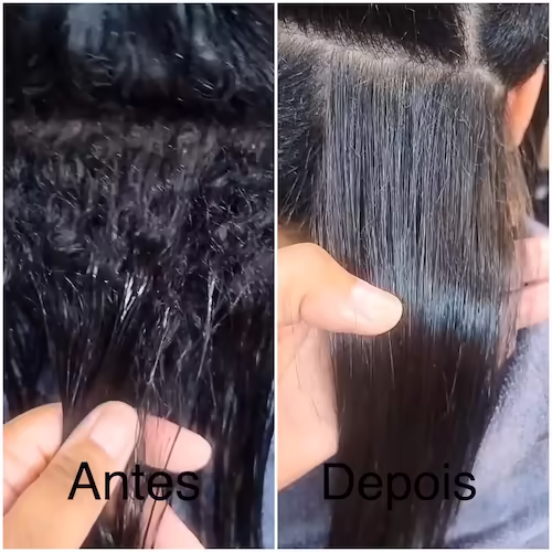 Cabelo hidratado e brilhoso